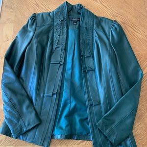 Genuine Leather Bagatelle Forest Green Jacket